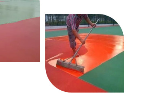 普陀球场翻新地面施工